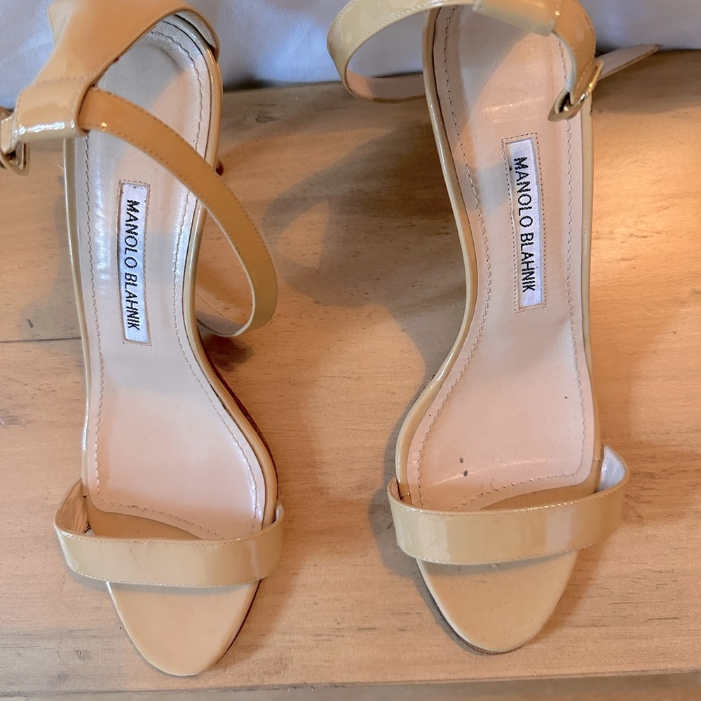 Manolo Blahnik strap heels